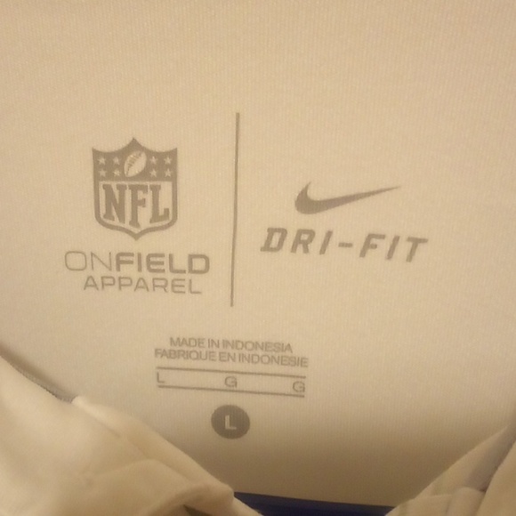 NWT NFL Onfield Dy-Fit Los Angeles Chargers Polo Shirt - Size Large - Picture 5 of 13
